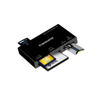Transcend RDP8 Card Reader USB 2.0 Black TS-RDP8K