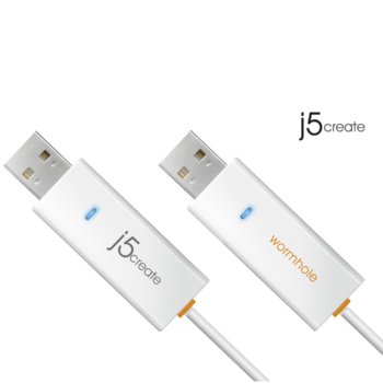 j5create JUC400 USB A(м) към USB А(м) 1.8m