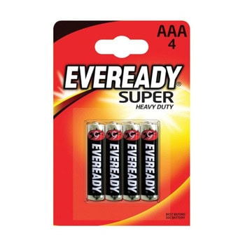 EVEREADY Super Heavy Duty AAA 4pcs E304388900