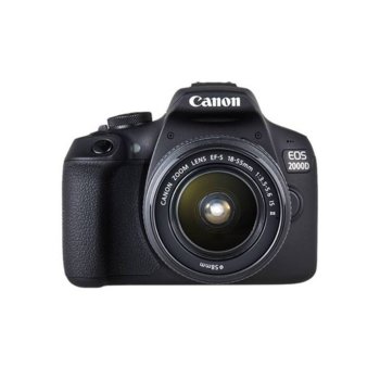 Canon EOS 2000D + 2x обектива + SD карта 32GB