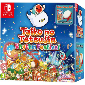 Игра за конзола Taiko no Tatsujin: Rhythm Festival Collector's Edition, за Nintendo Switch | JAR Computers Taiko no Tatsujin: Rhythm Festival Switch Coll Edi