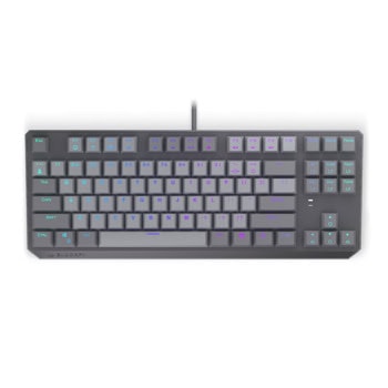 Клавиатура Endorfy Thock V2 TKL, механична, червени суичове, гейминг, ARGB подсветка, сива, USB | JAR Computers Endorfy Thock V2 TKL Red switch EY5A126