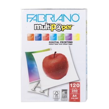 Fabriano Multipaper, A4, 120 g/m2, 250 листа