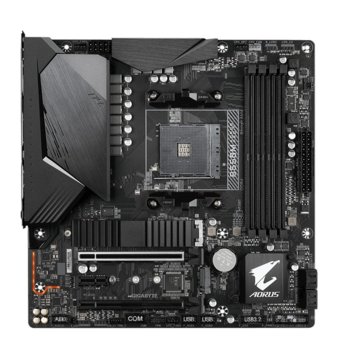 Дънна платка Gigabyte B550M AORUS PRO-P, AM4, B550, PCI-E 4.0 (DP/HDMI), 4x SATA 6Gb/s, 2x M.2, 1x USB 3.2 Gen 2 Type C, mATX | JAR Computers Gigabyte B550M-AORUS-PRO-P