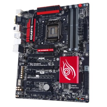 Дънна платка Gigabyte Z97X-Gaming GT, Z97, LGA1150, DDR3, PCI-E (DisplayPort&HDMI)(CF&SLi), 6x SATA 6Gb/s, 1x SATA Express, 6x USB 3.0, ATX | JAR Computers Gigabyte Z97X-Gaming GT