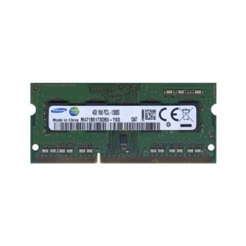 Памет 4GB DDR3L 1600Mhz SO-DIMM, 1.35V, Samsung M471B5173DB0 | JAR Computers Samsung 4GB DDR3 1600MHz 1.35V M471B5173DB0