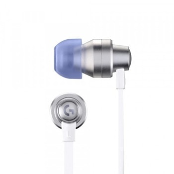 Слушалки Logitech G333, микрофон, тип "тапи", 3.5 mm jack, USB преходник, сребристи/лилави image