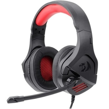 Слушалки Redragon Theseus H250-BK, микрофон, гейминг, AUX, 50mm драйвери, черни | JAR Computers Redragon H250-BK