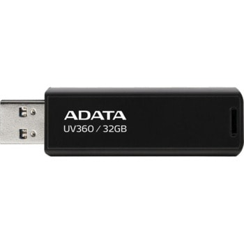 Памет 32GB USB Flash Drive, A-Data UV360, USB 3.0, черна | JAR Computers Adata 32G UV360 AUV360-32G-RBK