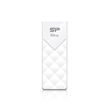 Памет 64GB USB Flash Drive Silicon Power Ultima U03, USB 2.0, бяла | JAR Computers 64 гб Ultima U03