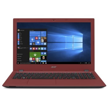 Лаптоп Acer Aspire E5-532G-P8S5 (NX.MZ3EX.016), Червен/Черен, четири-ядрен Intel Pentium N3700 1.6/2.4GHz, 15.6" (39.62 cm) HD LED Display (HDMI), 4GB, 1TB, 2x USB 3.0, Linux, 2.4kg | JAR Computers Acer Aspire E5-532G-P8S5 NX.MZ3EX.016