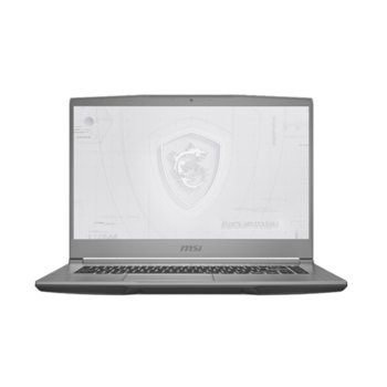 Лаптоп MSI Workstation WF65 10TI (WF6510TIQUADT10004GFHD60)(сив), шестядрен Comet Lake Intel Core i7-10750H 2.6/ 5.0 GHz, 15.6" (39.62 cm) Full HD IPS Anti-Glare Display & Quadro T1000 4GB, (HDMI), 16GB DDR4, 256GB SSD & 1TB HDD, Windows 10 Pro | JAR Computers MSI Workstation WF65 10TI