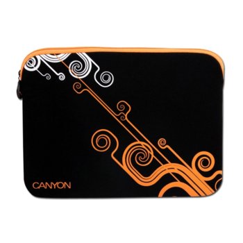 Калъф Canyon CNR-NB21O, до 10" (25.4 cm), Black/Orange | JAR Computers Калъф Canyon CNR-NB21O до 10" Black/Orange