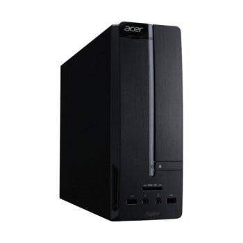 Настолен компютър PC Acer Aspire AXC-603 (DT.SVHEX.013), четириядрен Intel Celeron J1900 2/2.41GHz, 4GB DDR3, 1TB HDD, Wi-Fi, DVD RW, Keyboard & Mouse USB, Windows 8.1, 2г. | JAR Computers PC Acer Aspire AXC-603