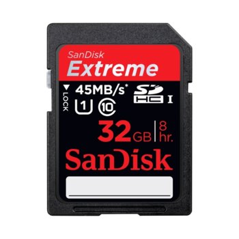 32GB SDHC SanDisk Extreme