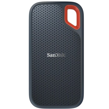 Памет SSD 500GB SanDisk Extreme Portable V2 (SDSSDE61-500G-G25), USB 3.2 Type C, скорост на четене 1050MB/s, скорост на запис 1000MB/s | JAR Computers SanDisk SDSSDE61-500G-G25