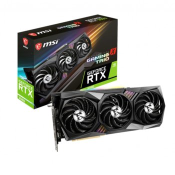 Видео карта Nvidia GeForce RTX 3080, 10GB, MSI GAMING X TRIO, PCI-E 4.0, GDDR6X, 320 bit, 3x DisplayPort, 1x HDMI | JAR Computers MSI GeForce RTX 3080 GAMING X TRIO 10G