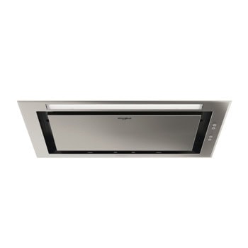 Абсорбатор Whirlpool WCT3 63F LTX, за вграждане, енергиен клас B, 257W, 550 m³/h, 1 мотор, 4 степени на мощност, миещ се филтър, сив | JAR Computers Абсорбатор Whirlpool WCT3 63F LTX