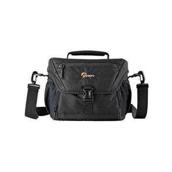 Чанта за фотоапарат Lowepro Nova 180 AW II, За DSLR с 24-105мм, 3-4 обектива и светкавица, черен | JAR Computers Lowepro Nova 180 AW II