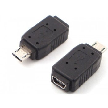 USB Micro B(м) към USB Mini B(ж)