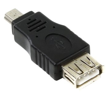 Преходник VCom CA411 USB MiniB(м) към USB A(ж) | JAR Computers VCom CA411 USB MiniB(м) към USB A(ж)
