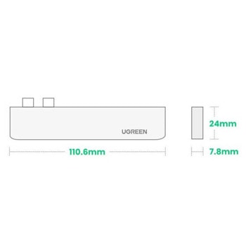 Ugreen Multifunctional Hub 2x USB-C 51014