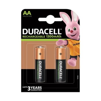 Акумулаторна батерия Duracell NiMH, AA, 1300 mAh, 2 бр. image
