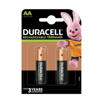 Акумулаторна батерия Duracell NiMH, AA, 1300 mAh, 2 бр. | JAR Computers Duracell NiMH AA 1300 mAh 2 pieces