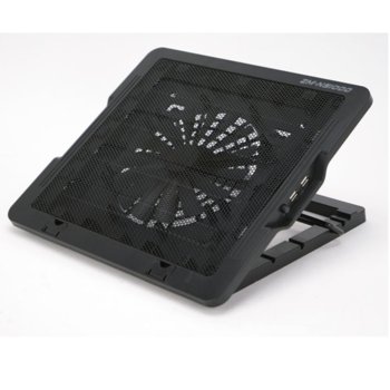 Охлаждаща поставка за лаптоп Zalman NS1000, за лаптопи до 15.6"(39.62 cm), черна | JAR Computers Охлаждаща подложка Zalman NS1000