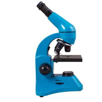 Микроскоп Levenhuk Rainbow 50L PLUS Azure (Лазур), 64-1280x оптично увеличение | JAR Computers Levenhuk Rainbow 50L PLUS Azure 72224