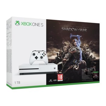 Xbox One S 1TB + Middle-earth: Shadow of War