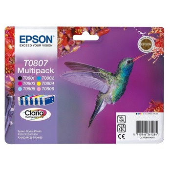 Epson Multipack 6-colours T0807 Claria Photographi