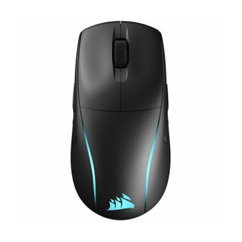 Мишка Corsair M75 Wireless Lightweight, оптична (26 000 dpi), безжична, Bluetooth, USB, черна, гейминг, Marksman 26K сензор | JAR Computers Corsair CH-931D010-EU