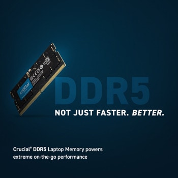 Crucial DDR5 32GB 4800MHz CL40 SO-DIMM 1.1V