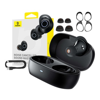Слушалки Baseus Bowie MA20, безжични, микрофон, Bluetooth, до 8 часа време на работа, черни | JAR Computers Baseus Baseus Bowie MA20 A00054600113-00