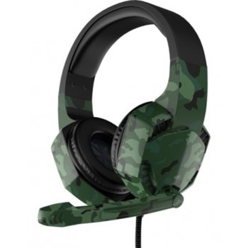 Слушалки Digital One А3 SP01157, с микрофон, 3,5 мм AUX, тъмно зелен камуфлаж | JAR Computers Digital One А3 SP01157