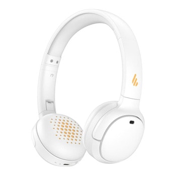 Слушалки Edifier WH500, безжични, микрофон, Bluetooth, 30mm драйвери, до 40 часа време на работа, бели | JAR Computers Слушалки Edifier WH500 White