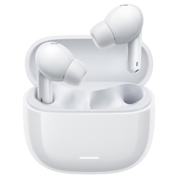 Слушалки Xiaomi Redmi Buds 6 Lite White, безжични, Bluetooth, микрофон, до 7 часа време на работа, Active Noise Cancelling, IPX4 защита, бели | JAR Computers Xiaomi Redmi Buds 6 Lite White BHR8655GL