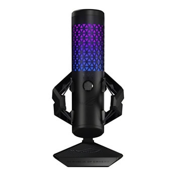 Микрофон ASUS ROG Carnyx, USB, гейминг, RGB подсветка, черен | JAR Computers ASUS ROG Carnyx 90YH03Z0-BAUA00