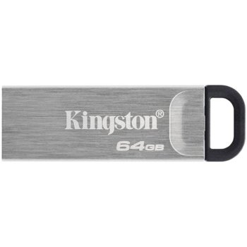 Памет 64GB USB Flash Drive, Kingston Kyson DTKN/64GB, USB 3.2 Gen 1, сребриста | JAR Computers Kingston Kyson DTKN/64GB