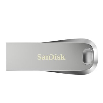 Памет 128GB USB Flash Drive, SanDisk Ultra Luxe, USB 3.1 Gen 1, сребриста | JAR Computers SanDisk Ultra Luxe 128GB