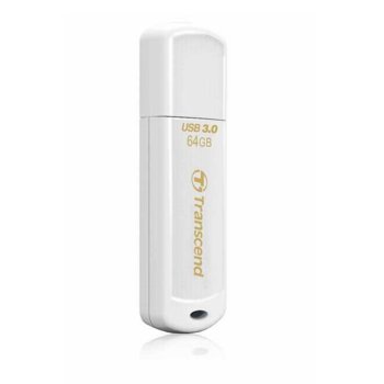 Памет 64GB USB Flash Drive, Transcend JetFlash 730, USB 3.0, бяла | JAR Computers Transcend 64GB JETFLASH 730 TS64GJF730