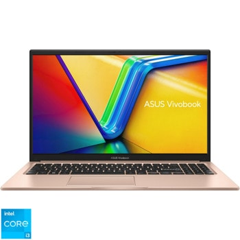 Лаптоп Asus Vivobook 15 A1504ZA-BQ292 (златист), шестядрен Intel Core i3-1215U 1.2/4.4GHz, 15.6" (39.62cm) Full HD IPS Anti-Glare дисплей, (HDMI), 8GB DDR4, 512GB SSD, 1x USB 3.2 Gen 1 Type-C, No OS, 1.7kg | JAR Computers Asus Vivobook 15 A1504ZA-BQ292