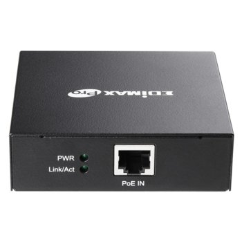 PoE удължител Edimax GP-101ET PoE, 10/100/1000Mbps, 100m | JAR Computers Edimax GP-101ET PoE
