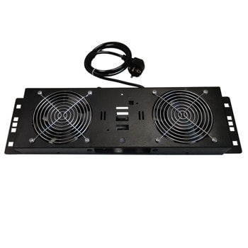 Вентилаторен блок Mirsan MR.FAN2WON.01, 490x135x45мм, 2x вентилатора, подходящ за монтаж в 19" шкаф | JAR Computers Mirsan MR.FAN2WON.01