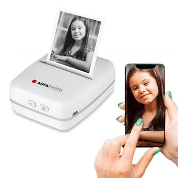 AgfaPhoto Realipix Pocket Printer Papergo White