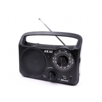 Портативно радио Akai APR-85BT, AM/FM, Bluetooth USB jack 3.5, 4x UM2, черен image