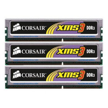 3x2GB DDR3 1333MHz Corsair TR3X6G1333C7