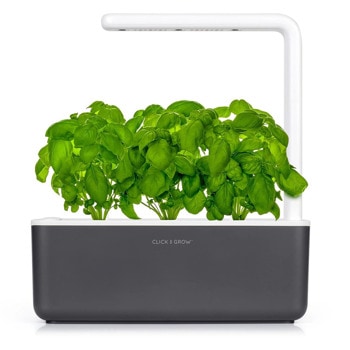 Смарт саксия Click and Grow Smart Garden 3, 8W, 3 гнезда, 1.2 l капацитет на резервоара, сива | JAR Computers Смарт саксия Click and Grow Smart Garden 3 SGS8UNI