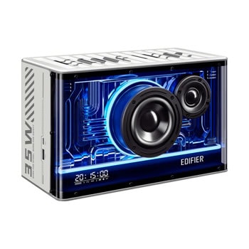 Тонколона Edifier QD35, 2.0, 40W RMS (25W + 15W), Bluetooth, USB, AUX, бяла, подсветка | JAR Computers Тонколона Edifier QD35 White